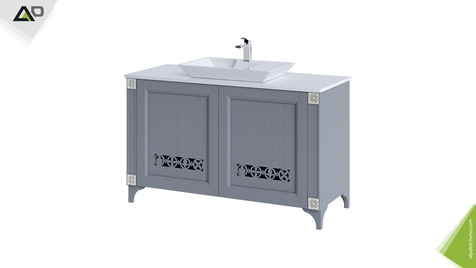 WASHBASIN BASE CABINET WITH 2 DOORS